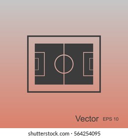 Football field icon