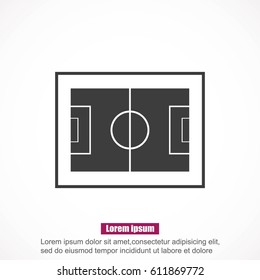 Football field icon