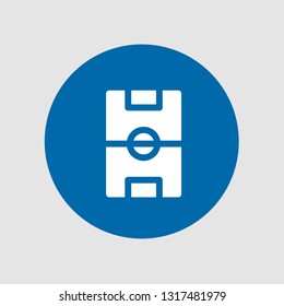  Football field icon. Editable  Football field icon for web or mobile.
