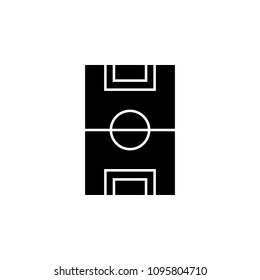 football field icon. Element of web icon for mobile concept and web apps. Isolated football field icon can be used for web and mobile on white background