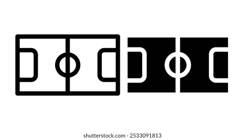 Football Field icon line style. EPS10