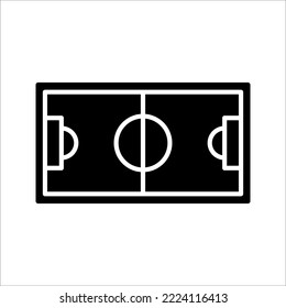 football field icon on white background