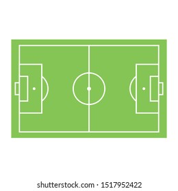football field icon. soccer sign