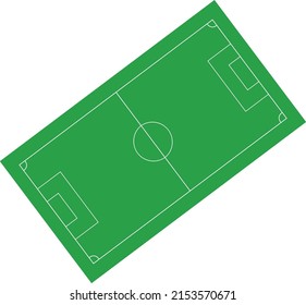 football field icon soccer field square sport logo green  illustration