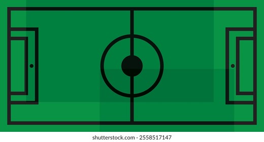 Football field icon. Trendy modern flat linear vector Football field icon on white background from thin line sport collection, editable outline stroke vector illustration . 333