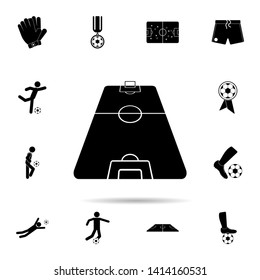 football field icon. Universal set of football for website design and development, app development