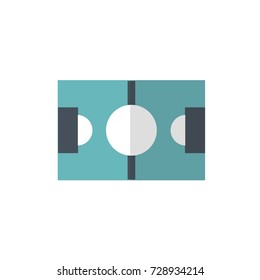 football field icon vector. football field flat style design