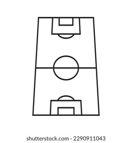 football field icon vector illustration symbol design