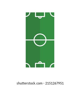 Football field icon vector. suitable for football symbol, sport. flat icon style. simple design editable. Design simple illustration