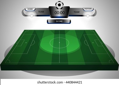 football field isometric