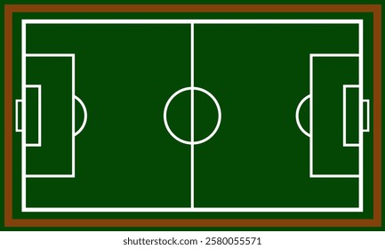 Football field liner icon, Football field  playground vector illustration, soccer design, Top view of football game field with  green background and white lines. soccer field. vector textures. eps10 