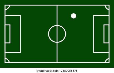 Football field liner icon, Football field  playground vector illustration, soccer design, Top view of football game field with  green background and white lines. soccer field. vector textures. eps10 