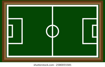 Football field liner icon, Football field  playground vector illustration, soccer design, Top view of football game field with  green background and white lines. soccer field. vector textures. eps10 