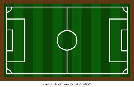 Football field liner icon, Football field  playground vector illustration, soccer design, Top view of football game field with  green background and white lines. soccer field. vector textures. eps10 