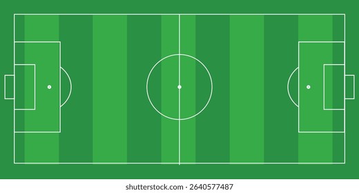 Football field. Football field lines style. Black field and stadium outline scheme on white background. eps10
