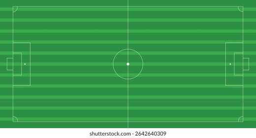 Campo de futebol. Estilo das linhas de campo de futebol. Campo preto e esquema de esboço do estádio no fundo branco eps10.