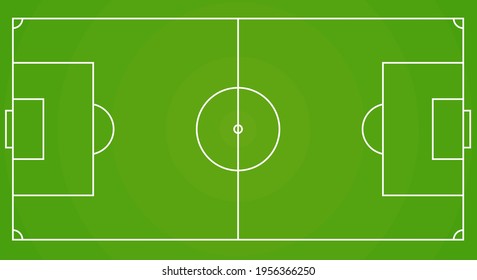 Football Field Field Plan Vector Graphics Stock Vector (Royalty Free ...