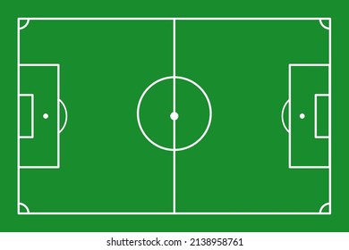 Football Field Soccer Field Background Stock Vector (Royalty Free ...