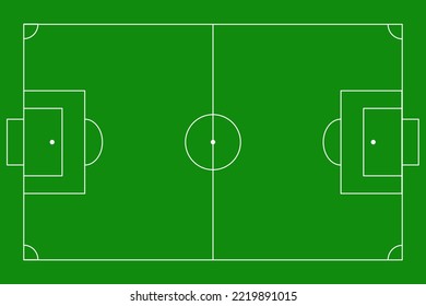 Football field or soccer field background. Football stadium with green grass field. Model soccer field for plan game match. Illustration about football sport