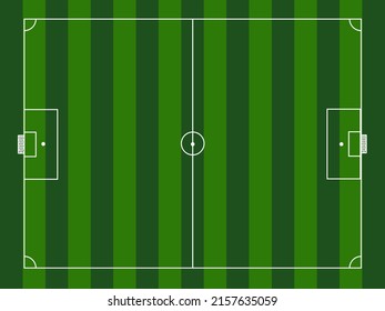 Football field or soccer field background. vector