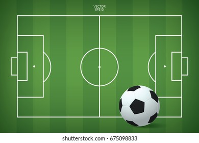 Similar Images, Stock Photos & Vectors of Football (soccer) field ...