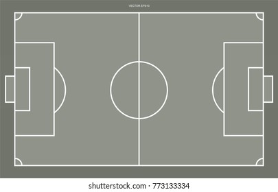 Football field or soccer field background. Vector illustration.