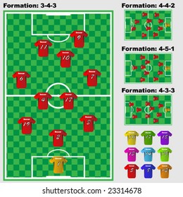 football field - strategy tables