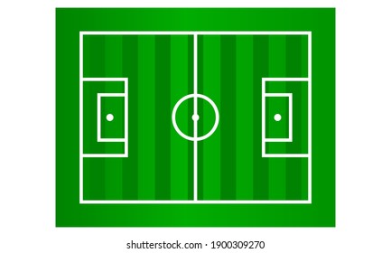 football field symbol logo template illustration