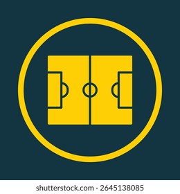 Football Field trendy vector art design good amazing design colorful useful illustration.eps