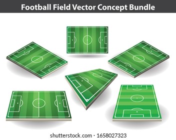Football Field Vector Concept Bundle