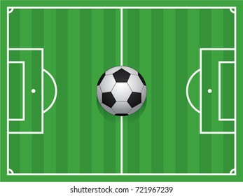 football field vector drawing