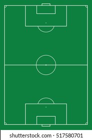 Football field vector horizon