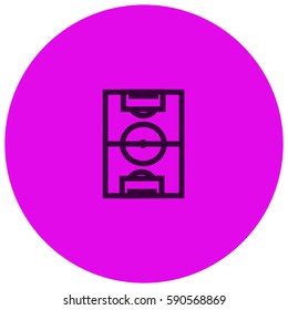 Football field vector  icon