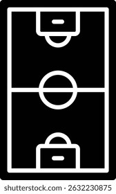 Football Field vector icon. Can be used for printing, mobile and web applications.