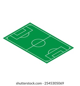 Football field vector icon. Soccer field illustration sign. Football symbol. Soccer logo.
