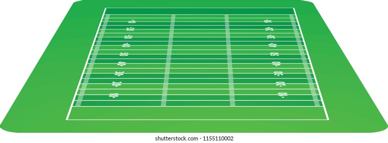 Football field. vector illustration