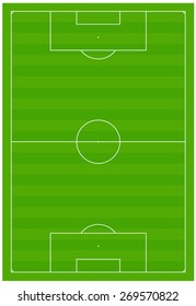 football field vector illustration (EPS 10)