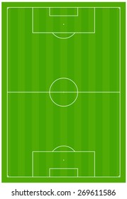 football field vector illustration (EPS 10)