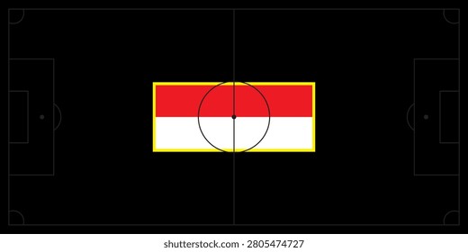 Football fields top view. Soccer grass fields with chalk lines. Green grass field background. Vector Football - Soccer Field. Scheme and marking of the football field, soccer field.
