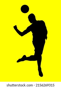 Football figures silhouette vector set. For t-shirt printing and logos.