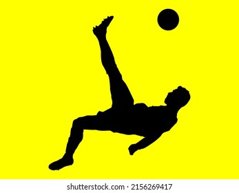 Football figures silhouette vector set. For t-shirt printing and logos.