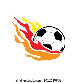 football fire flame