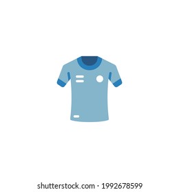football Flat Icon Isolated On White Background