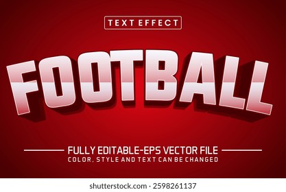 Football font Text effect editable
