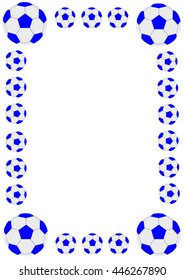 Football frame. 