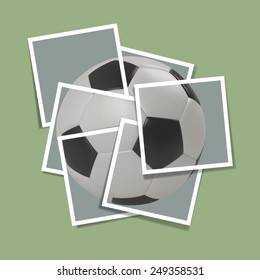 Football frame,Vector symbol