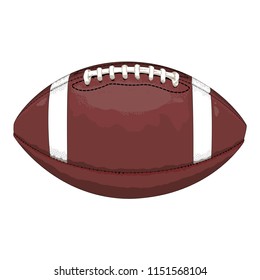 football, full color - Vector