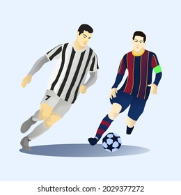 Football game simple vector design