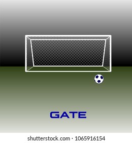 Football Gate Vector