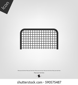 Football gate vector icon